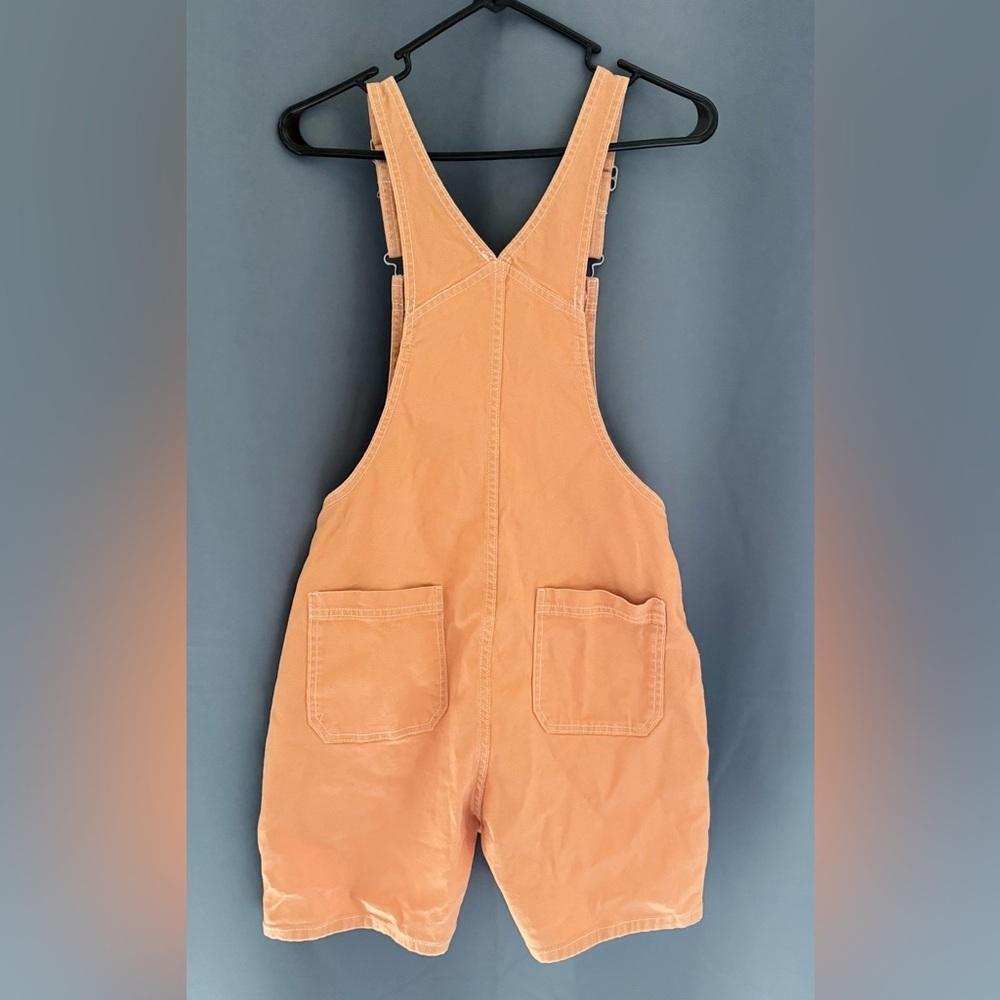 Orange Summer Overalls | Size XS | Lightweight & Fun Style - Picture 2 of 3